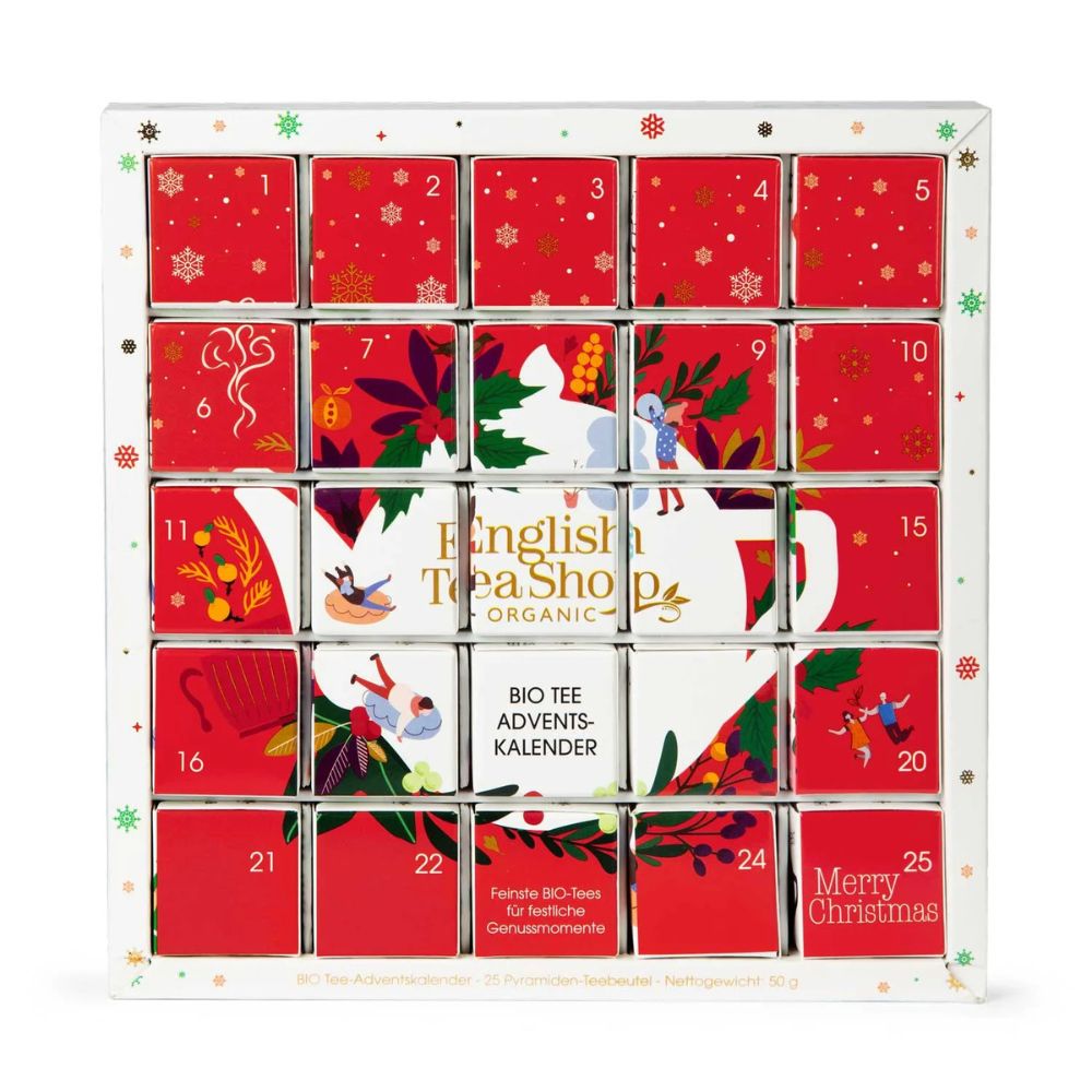 English Tea Shop Adventskalender "Red Christmas" · 25 BIO Teepyramiden – Bild 5