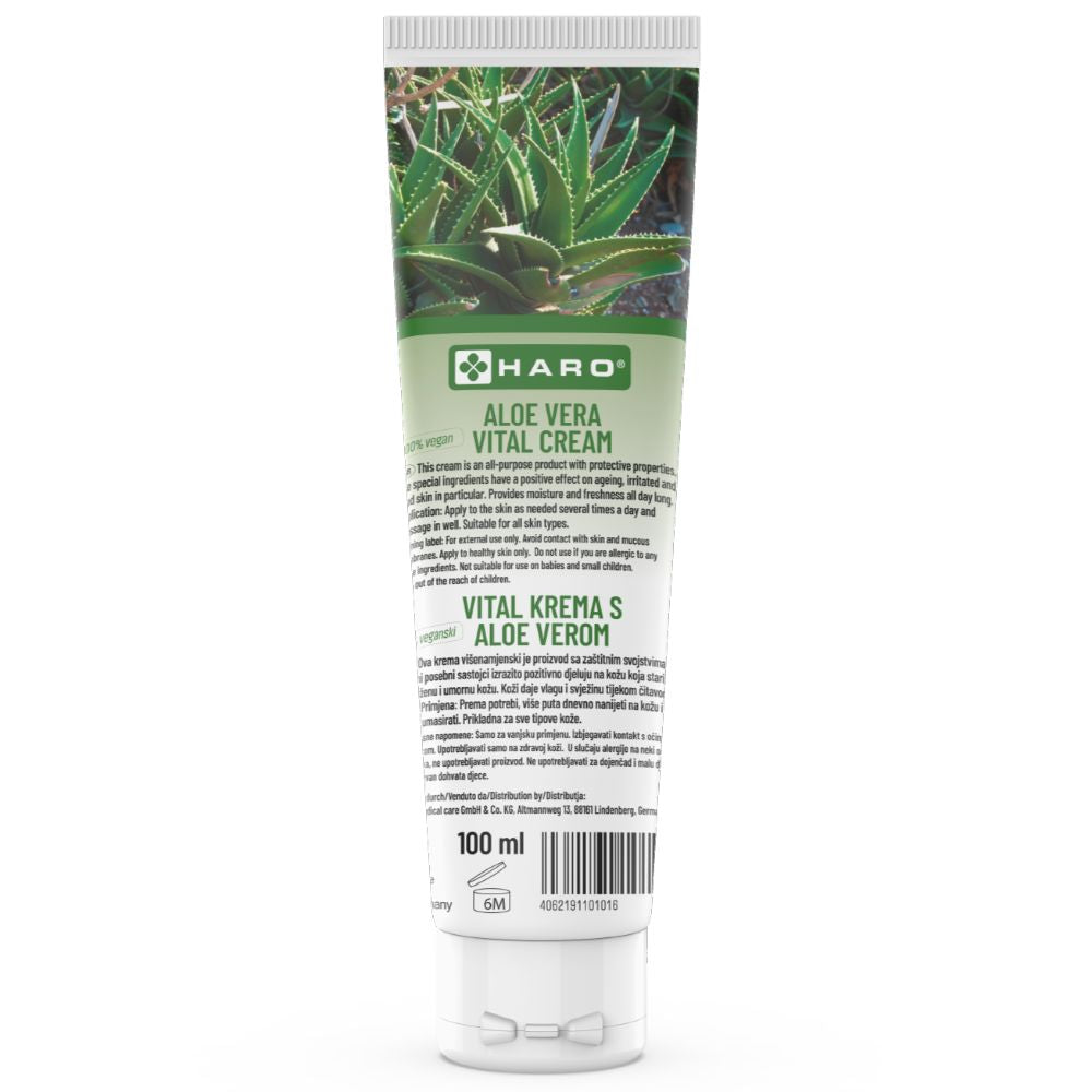 Haro Aloe Vera Vital Creme · 100% vegan · 100ml – Bild 4