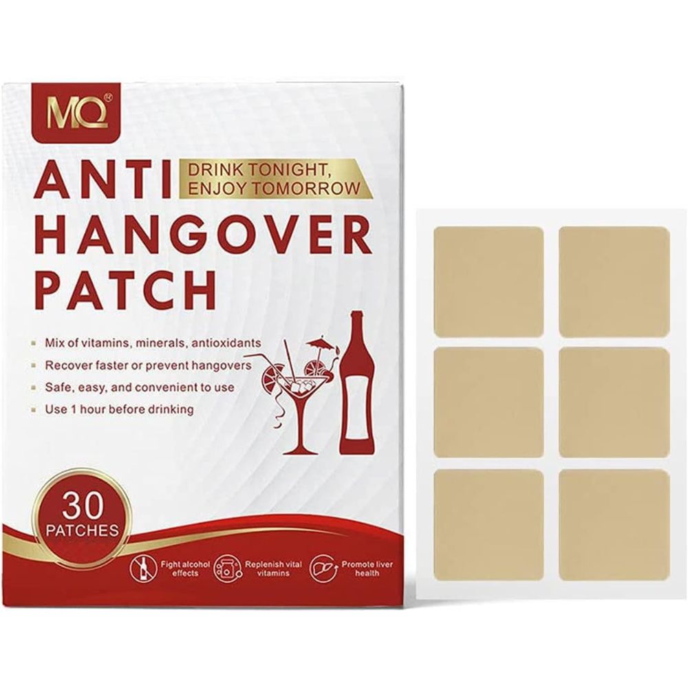 MQ | Anti Hangover Regenerationspflaster mit Vitaminen - 30 Stück