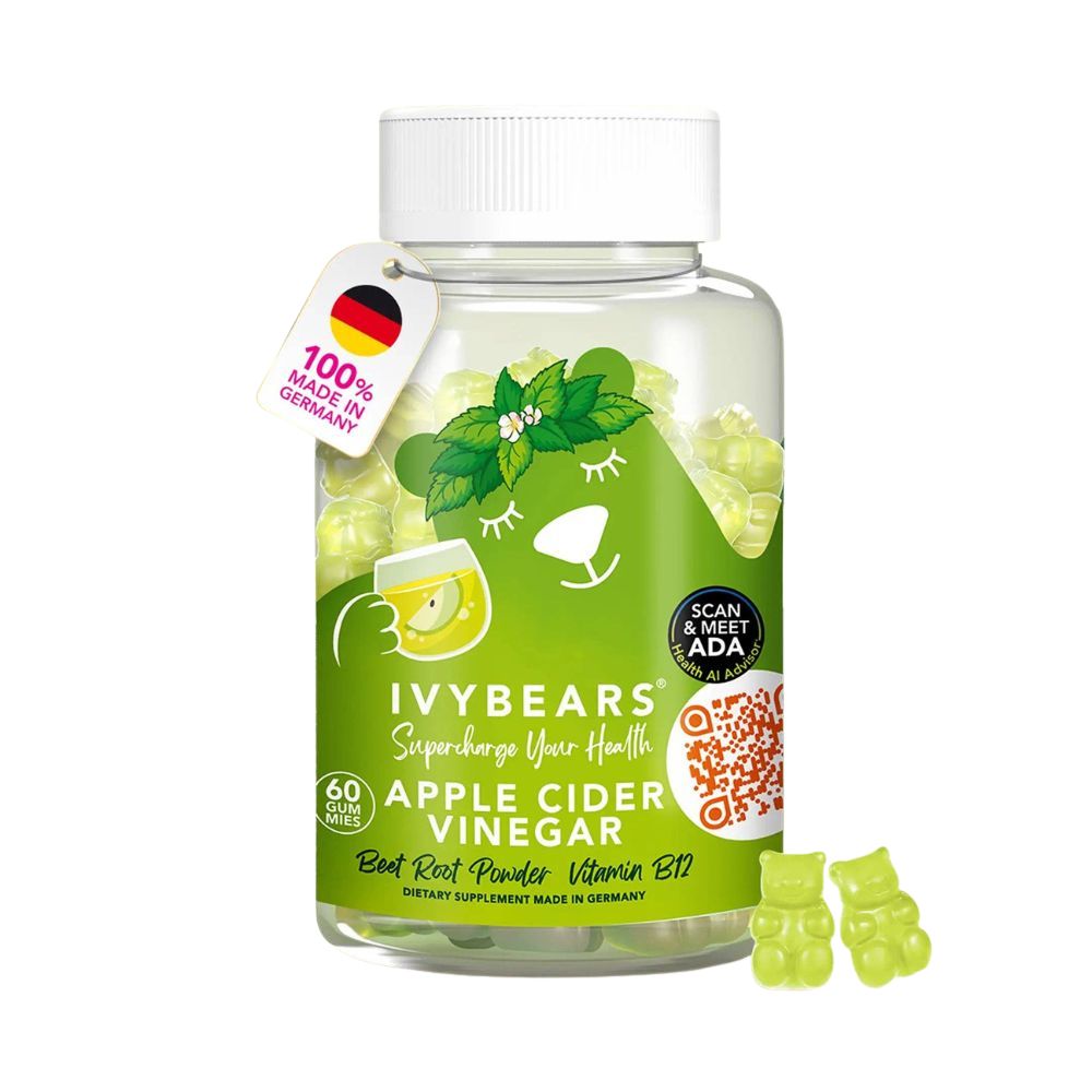 IvyBears Apple Cider Vinegar mit Folsäure & Vitamin B12 · 60 Gummibärchen – Bild 5