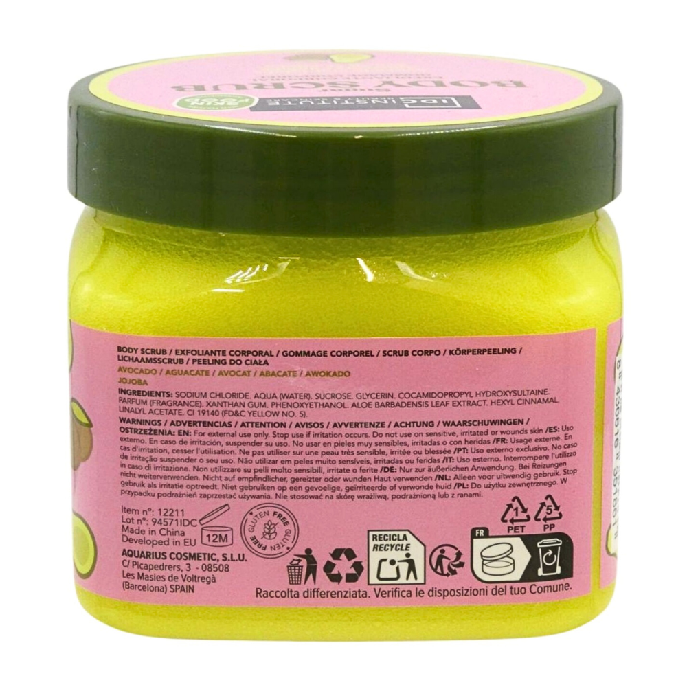 IDC Institute Avocado- und Jojobaöl-Zucker-Körperpeeling · 470g – Bild 3