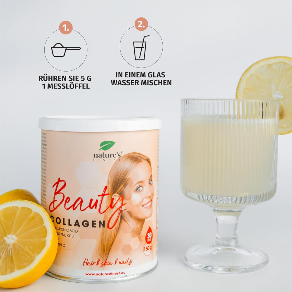 Nature's Finest Beauty Collagen mit Hyaluronsäure und Coenzym Q10 – Bild 5