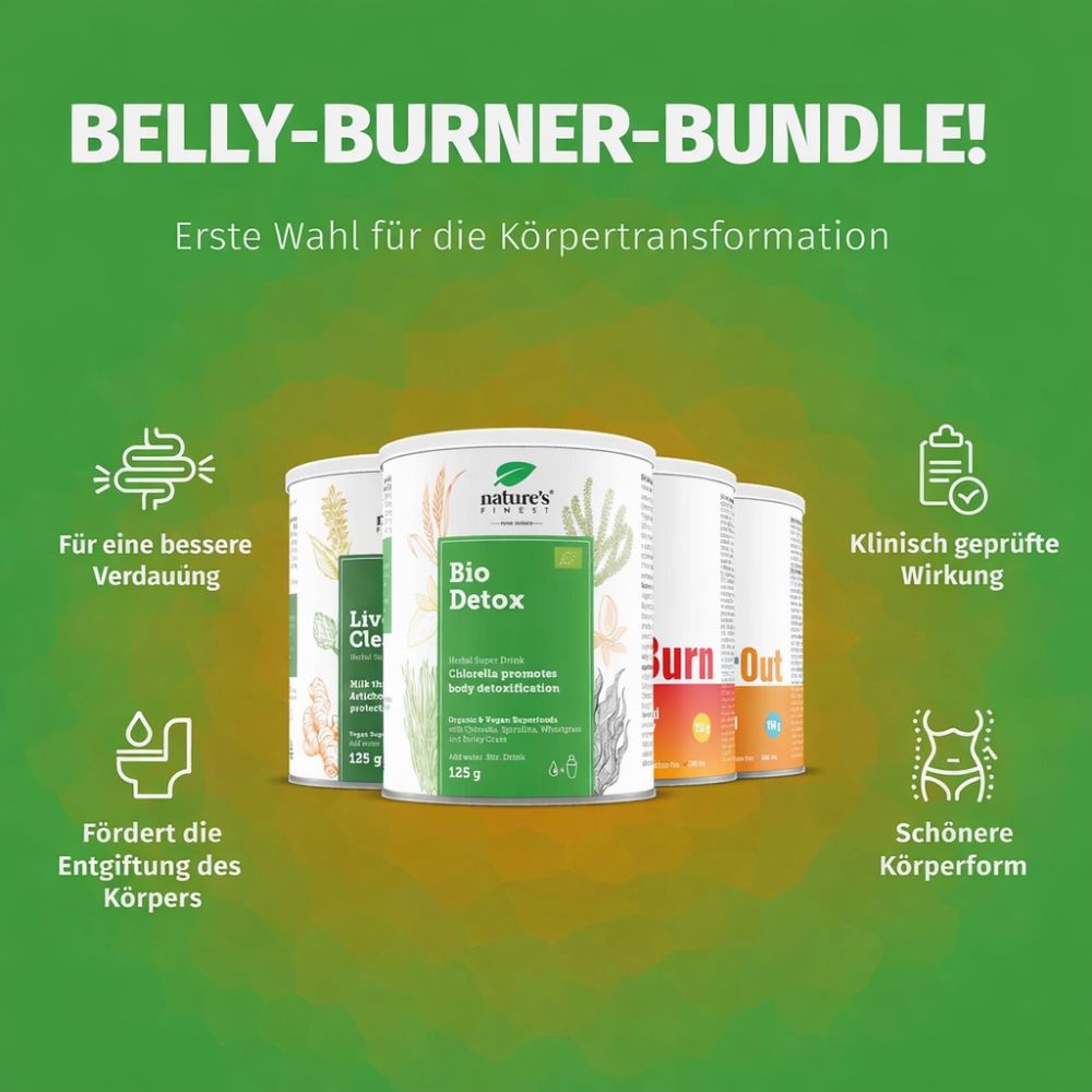 Nature's Finest Belly Burner 4 in 1 Paket · Netto 550 g für 55 tage – Bild 2