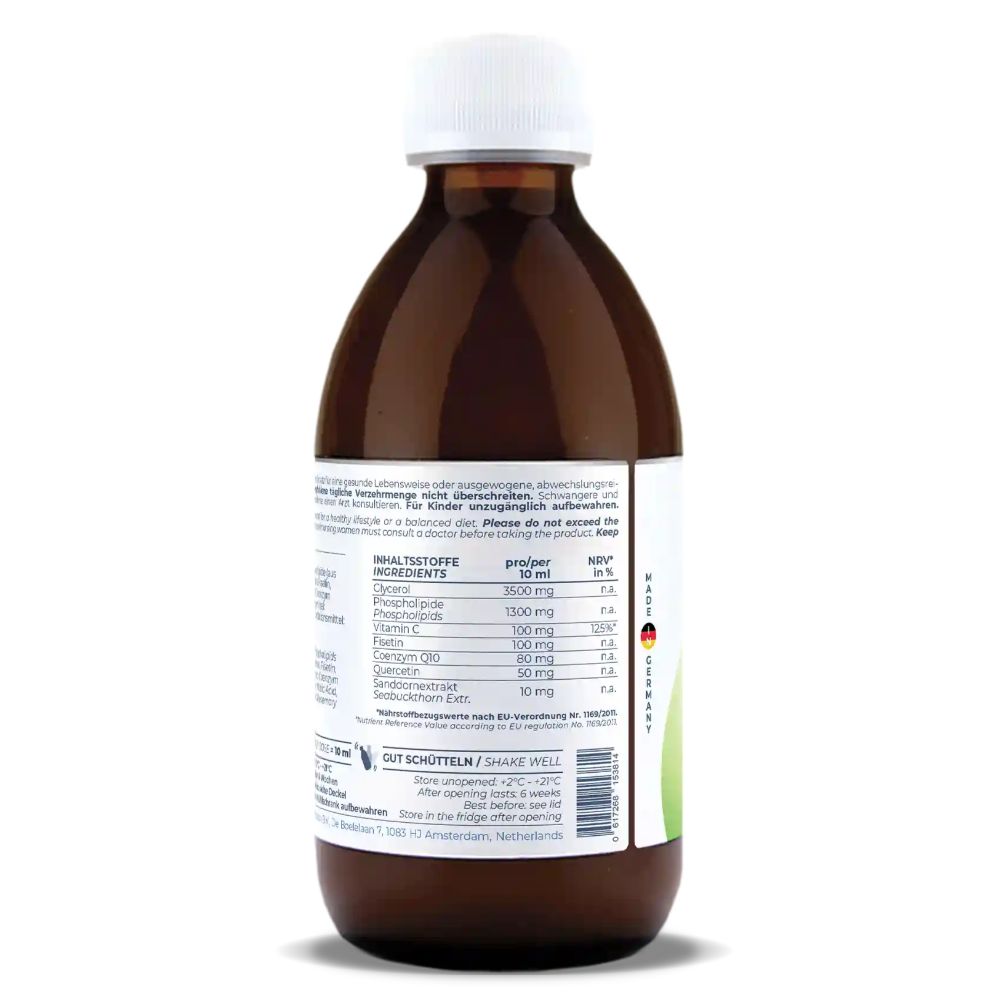 ActiNovo Cell Recovery Liposomal aus Quercetin, Fisetin und Coenzym Q10 · 250ml – Bild 3