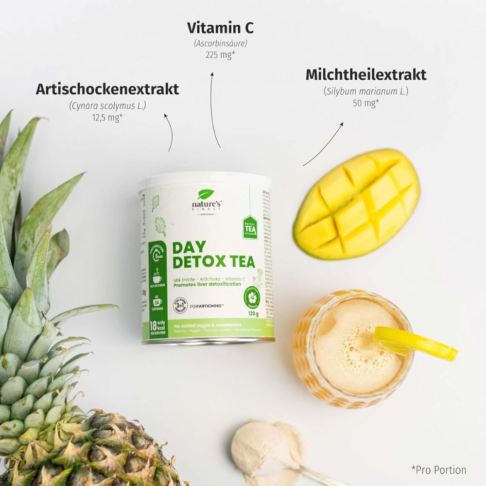 Nature's Finest Day Detox-Tee zur Entgiftung & Gewichtsregulation · 120g – Bild 3