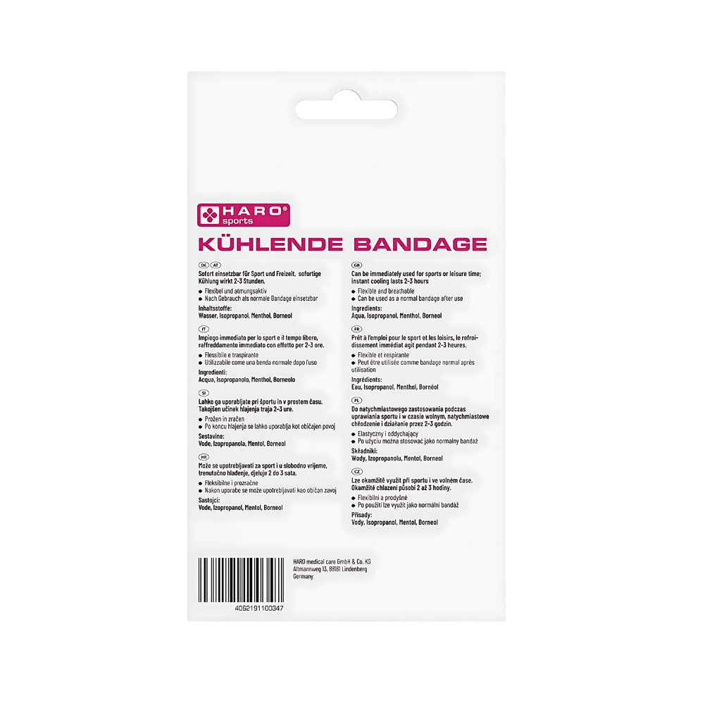 Haro Kühlende Bandage · 10cm x 2,7m – Bild 4
