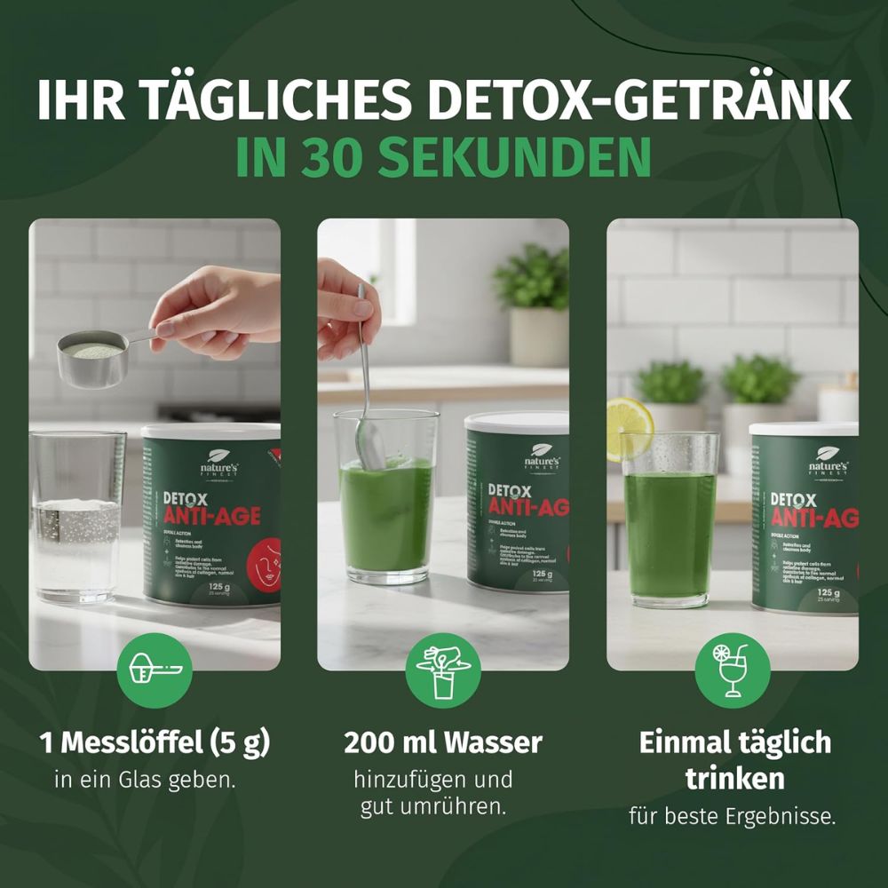 Nature's Finest Detox Anti-Age · 2-in-1-Schönheits-Entgiftungsformel – Bild 5