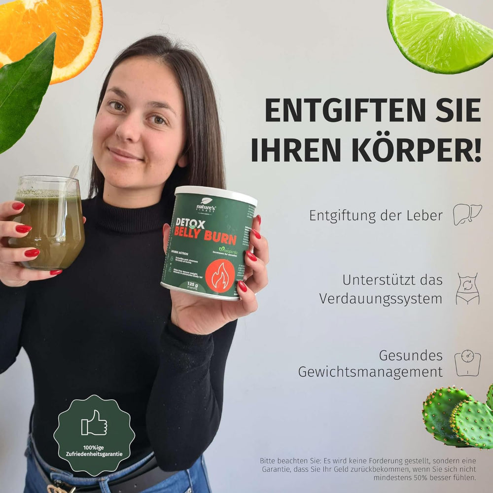 Nature's Finest Detox Belly Burn zum Entgiftung, Abnehmen und Fettverbrennen – Bild 3