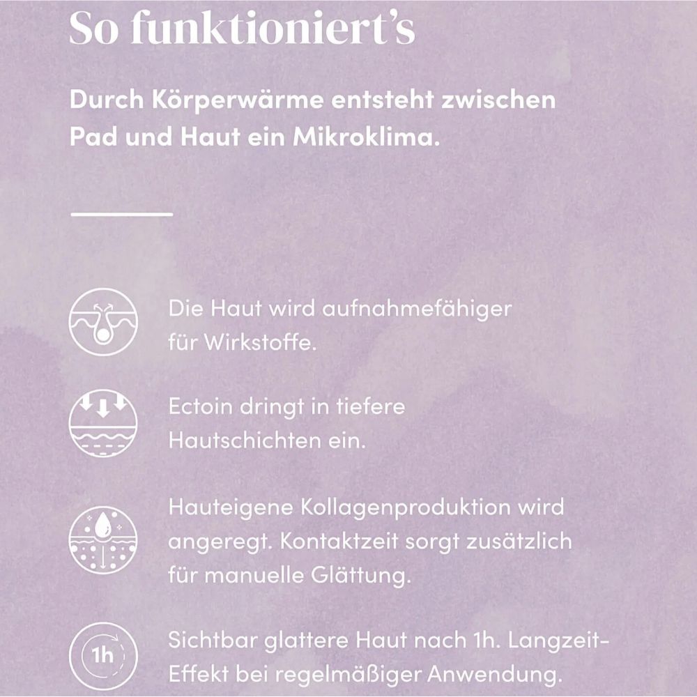 APRICOT Dekolleté Pad mit Ectoin · Wiederverwendbar · 30 Behandlungen – Bild 6