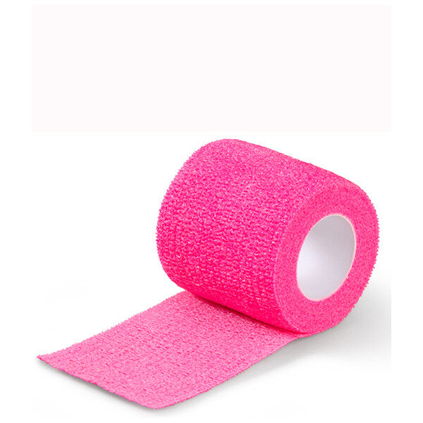 Haro Elastische Fixierbandage · Pink 4,5m x 5cm – Bild 2