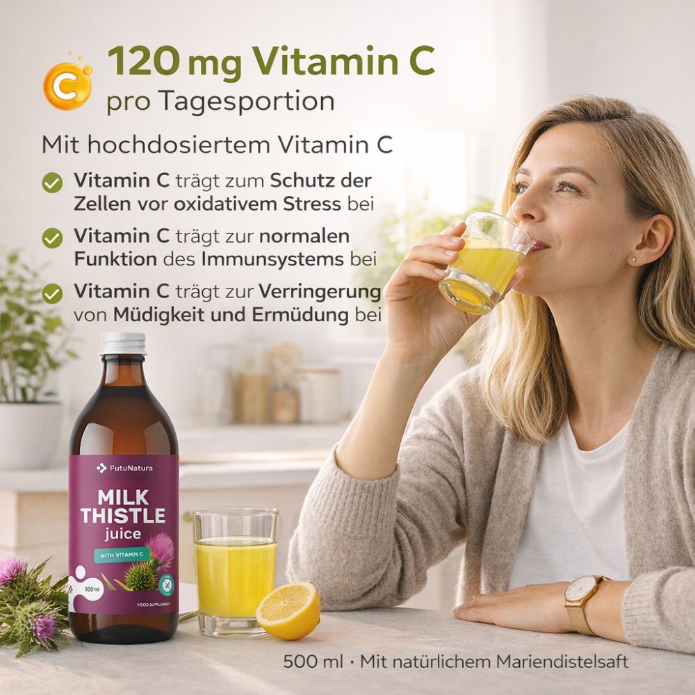 FutuNatura Mariendistelsaft als Ergänzung bei Diäten · 500ml – Bild 2