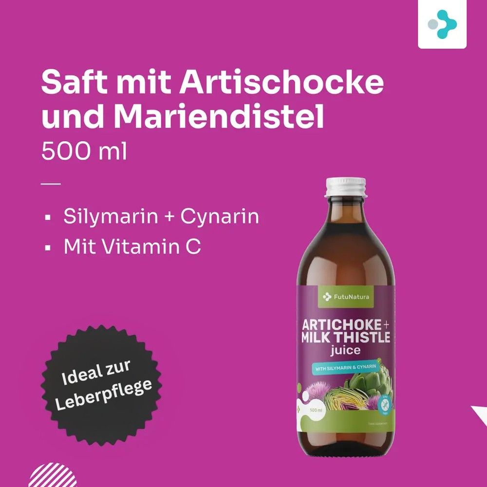 FutuNatura | Mariendistelsaft mit Vitamin C als Ergänzung bei Diäten - 500ml