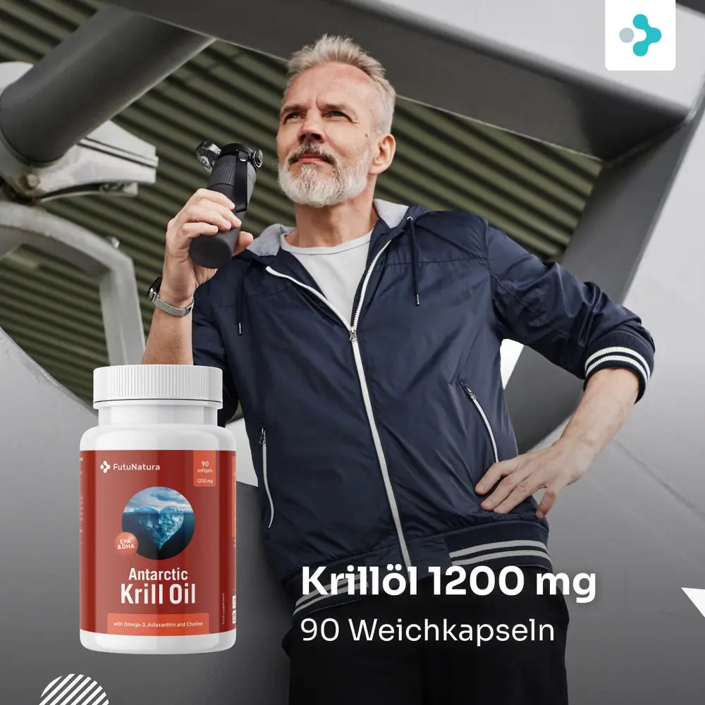 FutuNatura Omega-3 Krillöl für Herz und Leber · 90 / 240 Weichkapseln – Bild 2