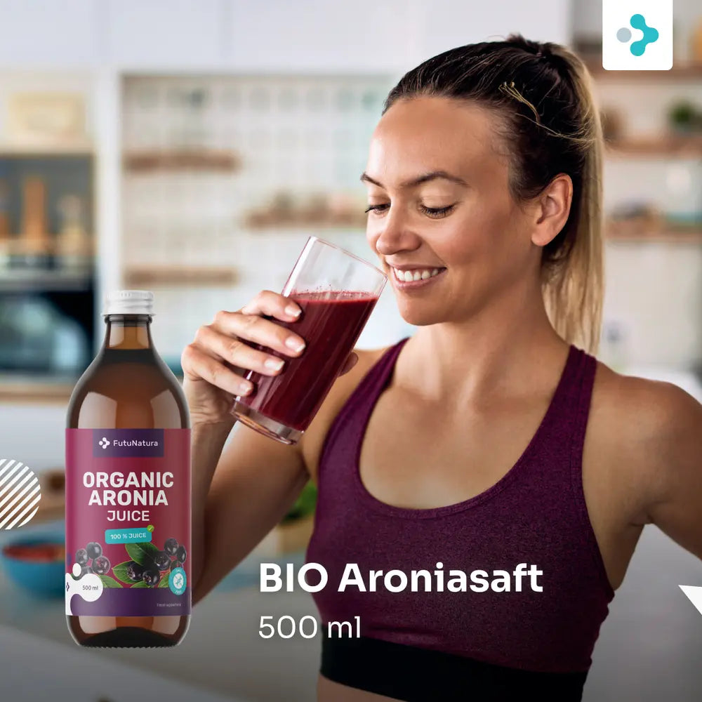 FutuNatura BIO Aroniasaft · 100 % Direktsaft · 500 ml – Bild 2