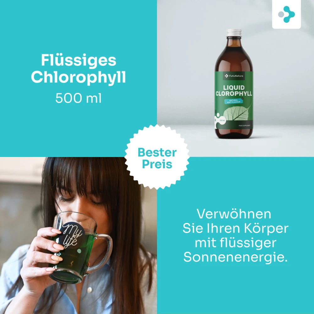 FutuNatura Flüssiges Chlorophyll · 500 ml – Bild 5