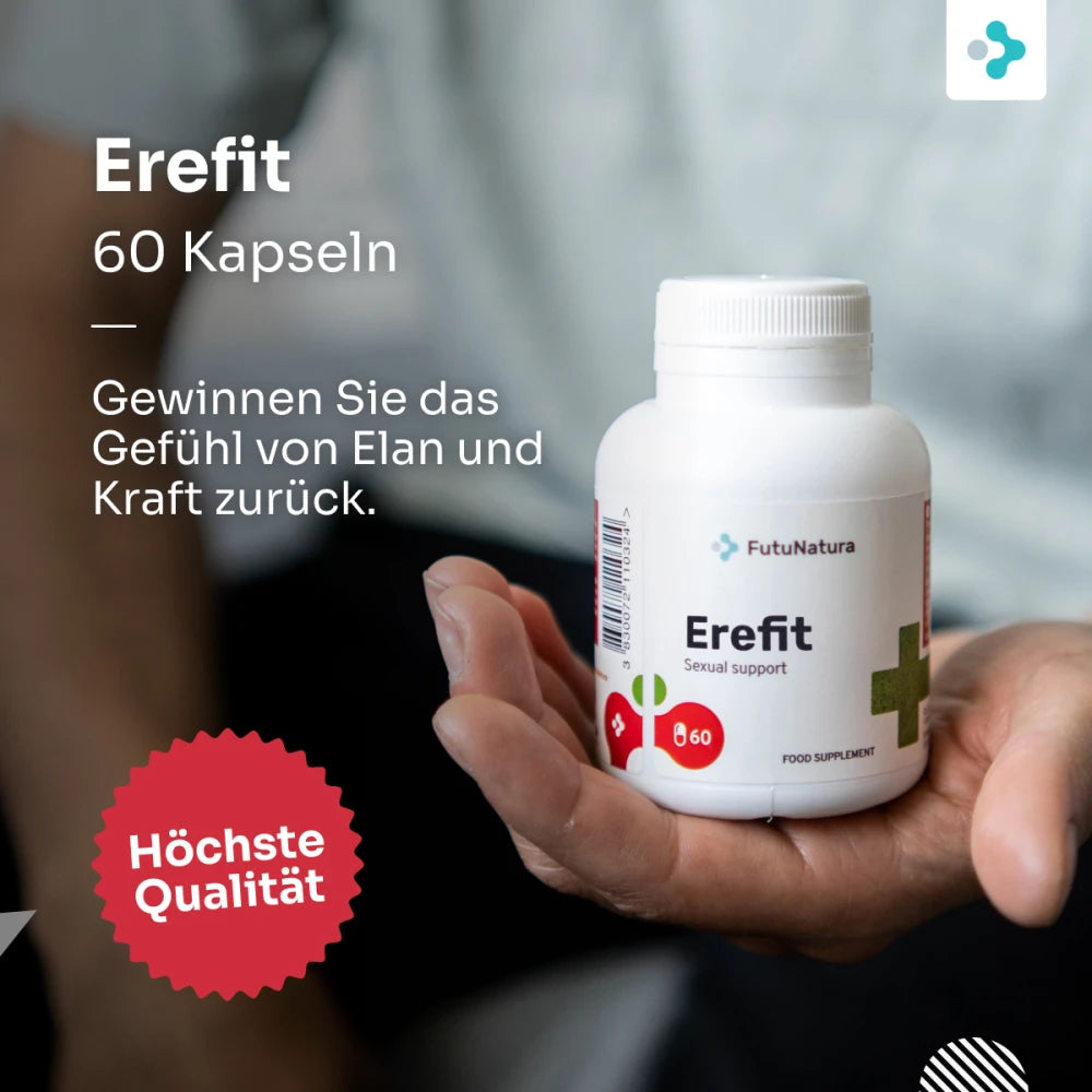FutuNatura Erefit Sexual Support für Libido und Erektion · 60 Kapseln – Bild 4