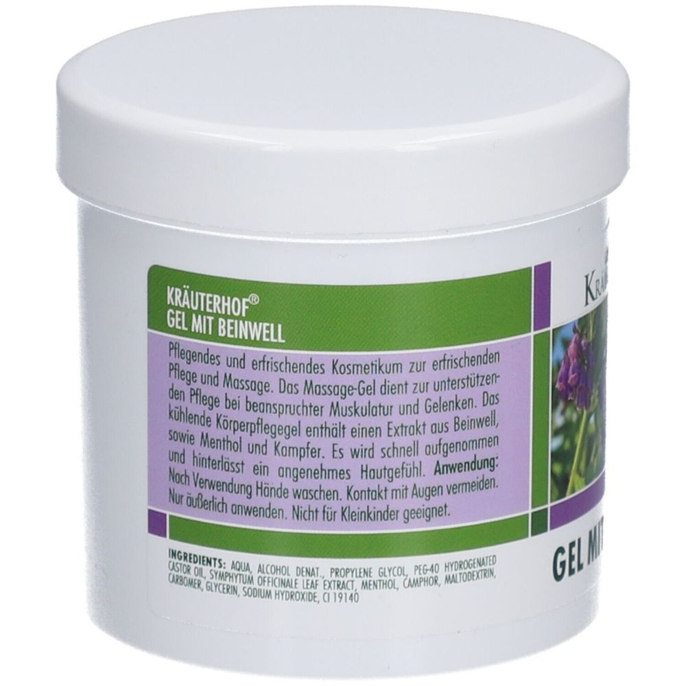 Kräuterhof Gel mit Beinwell · 250ml – Bild 5