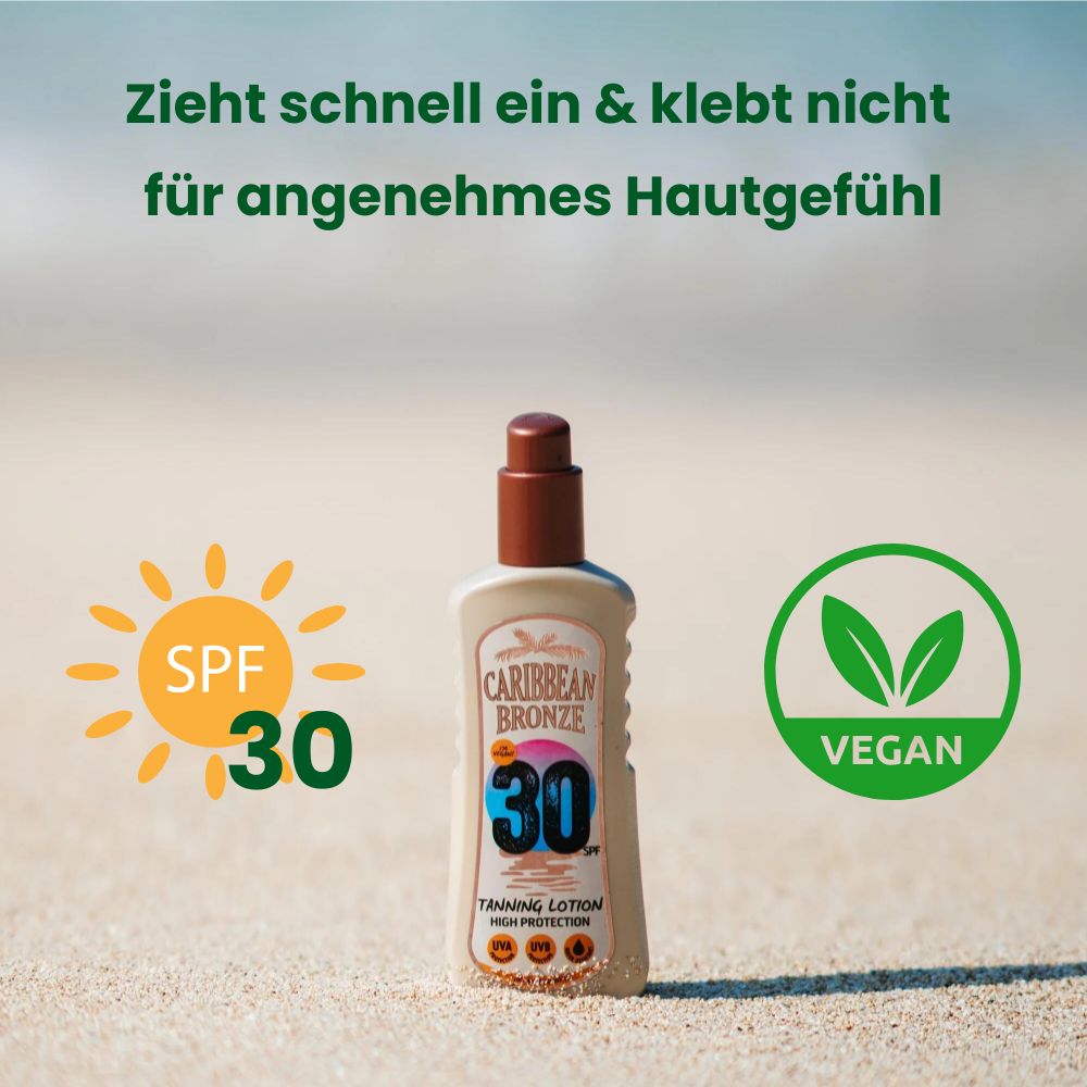 Caribbean Bronze Bräunungslotion LSF 30 · 200 ml – Bild 3