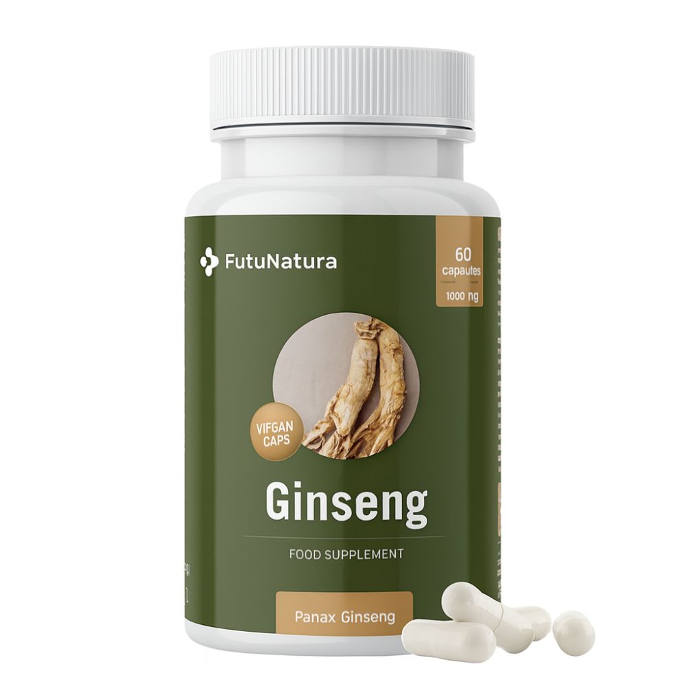 FutuNatura Ginseng · Energie und Immunität · 60 Kapseln