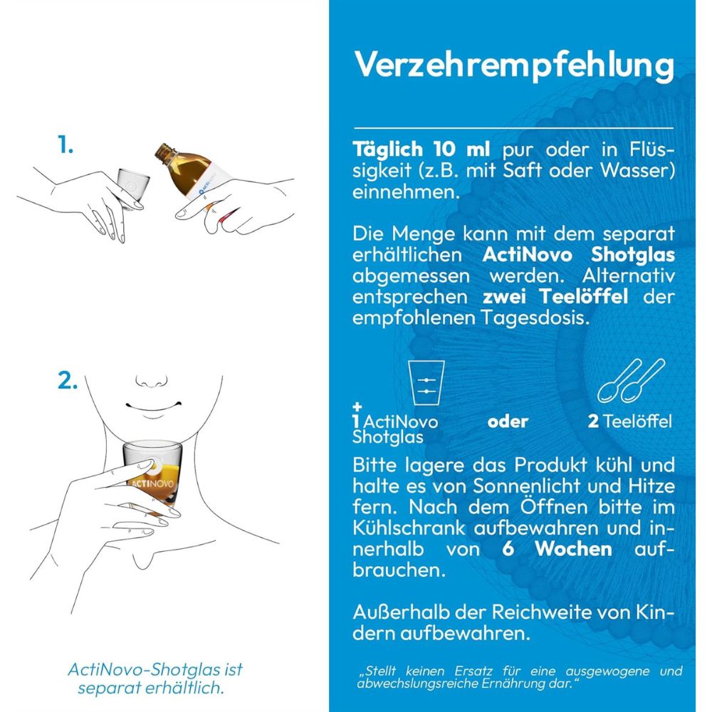 ActiNovo | Glutathion Liposomal 400mg mit Mango- & Drachenfruchtgeschmack - 250ml