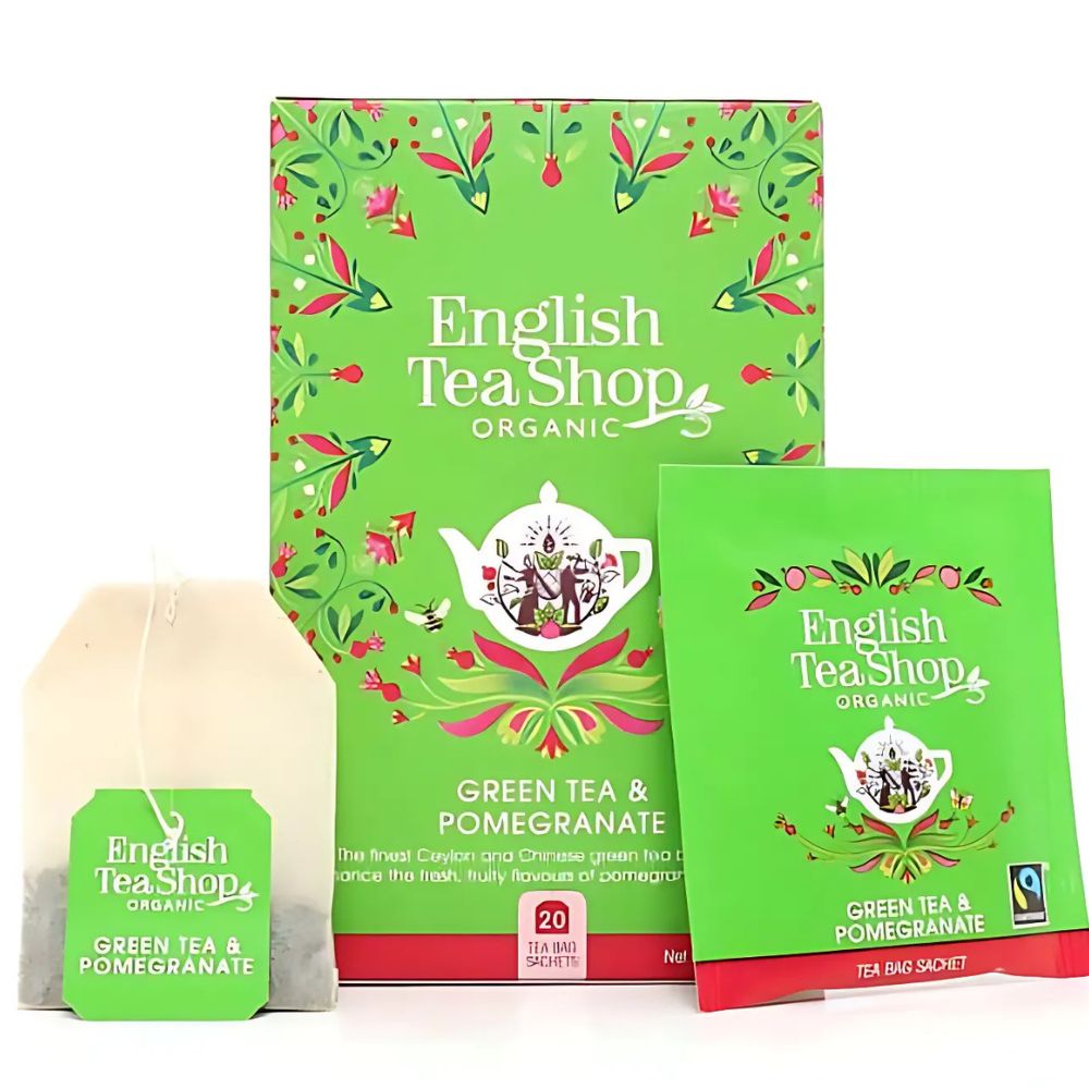 English Tea Company Grüner Tee Granatapfel · 20 Teebeutel – Bild 5