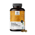 HealthyWorld | BIO Kurkuma 480 mg mit Ingwer und schwarzem Pfeffer - 365 Kapseln