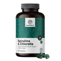 HealthyWorld | Spirulina und Chlorella 1740 mg – BIO Algen-Komplex – 240 Kapseln