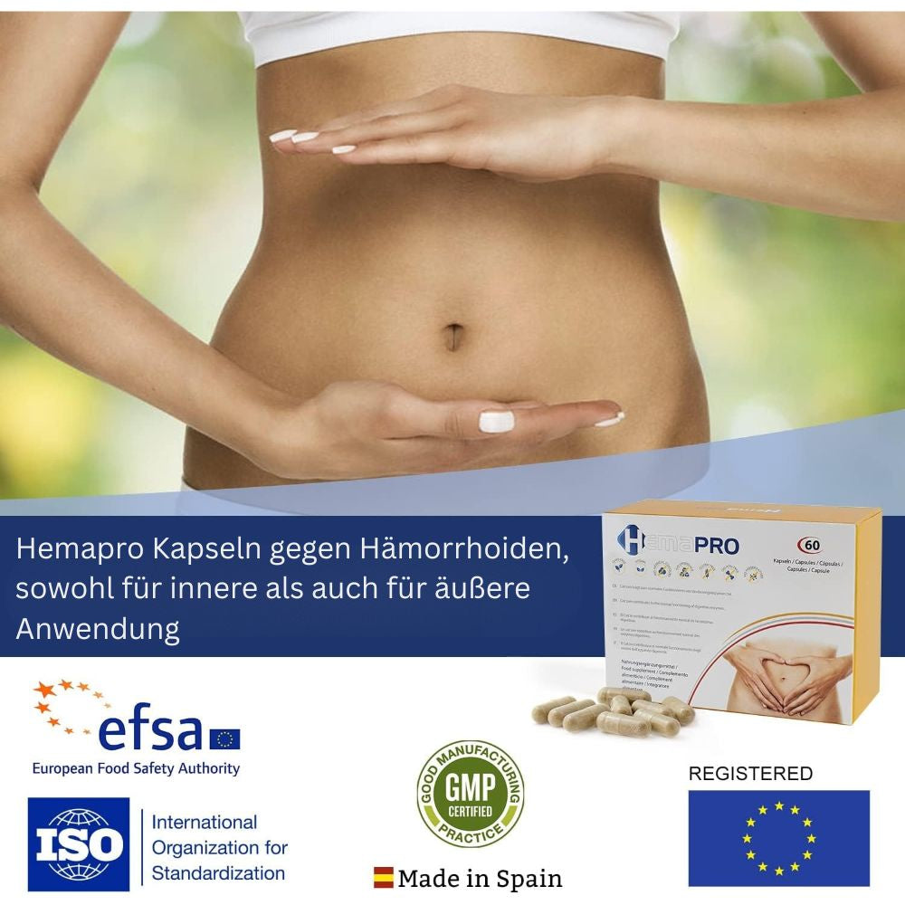 500Cosmetics Hemapro Pills zur Hämorrhoiden Vorbeugung · 60 Kapseln – Bild 4