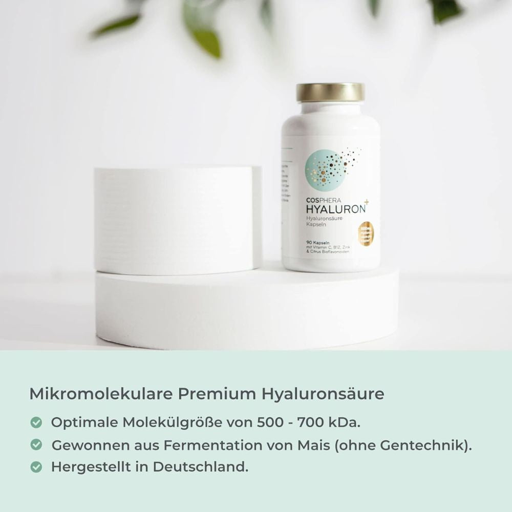 Cosphera Hyaluronsäure+ Kapseln · 90 Stück – Bild 3