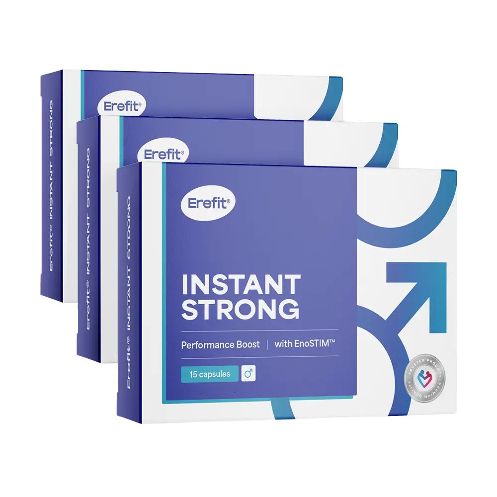 Erefit | INSTANT STRONG – Performance Boost, Komplex für Männer - 15 Kapseln