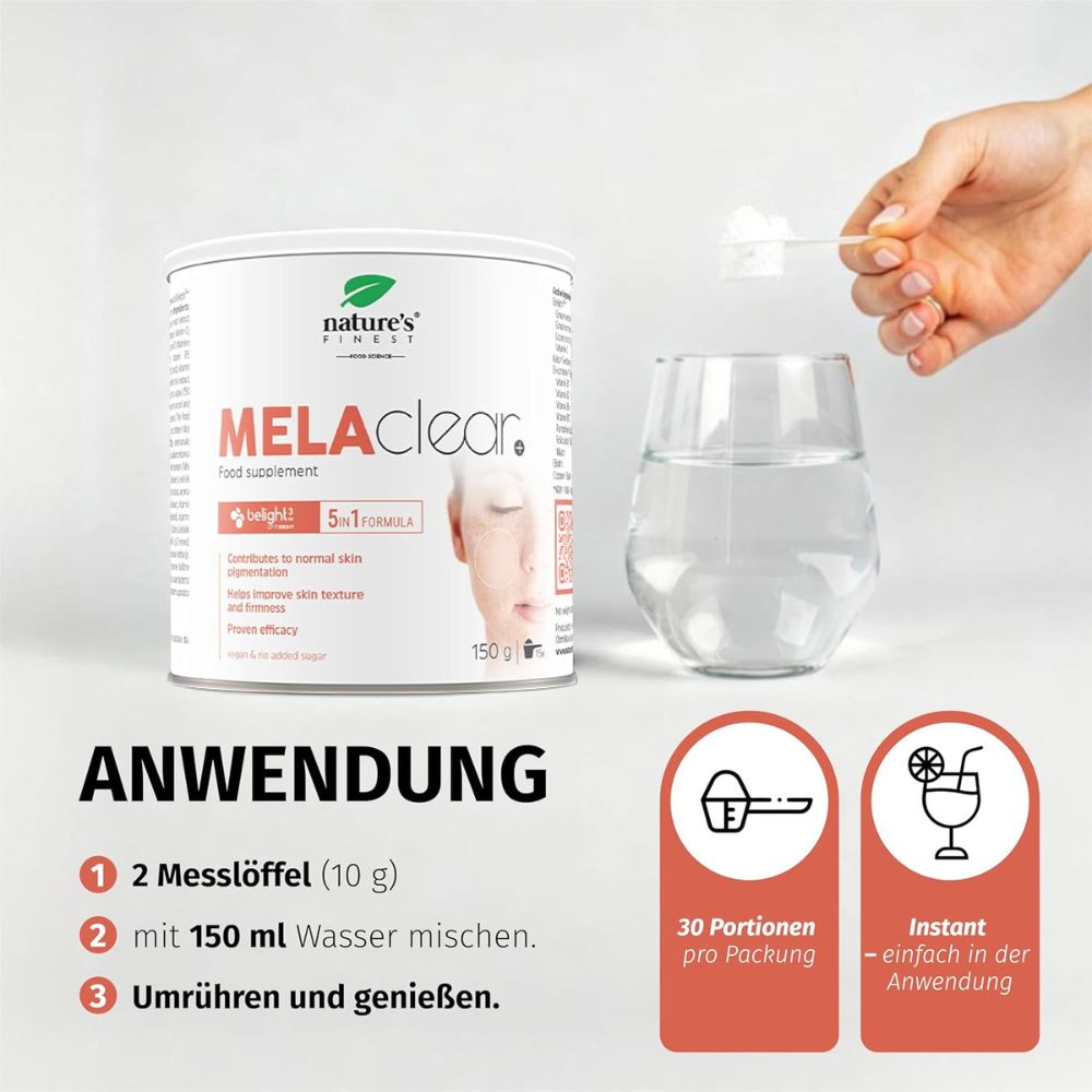 Nature's Finest MELAclear+ gegen Pigmentflecken & für einen ebenmäßigen Hautton – Bild 6