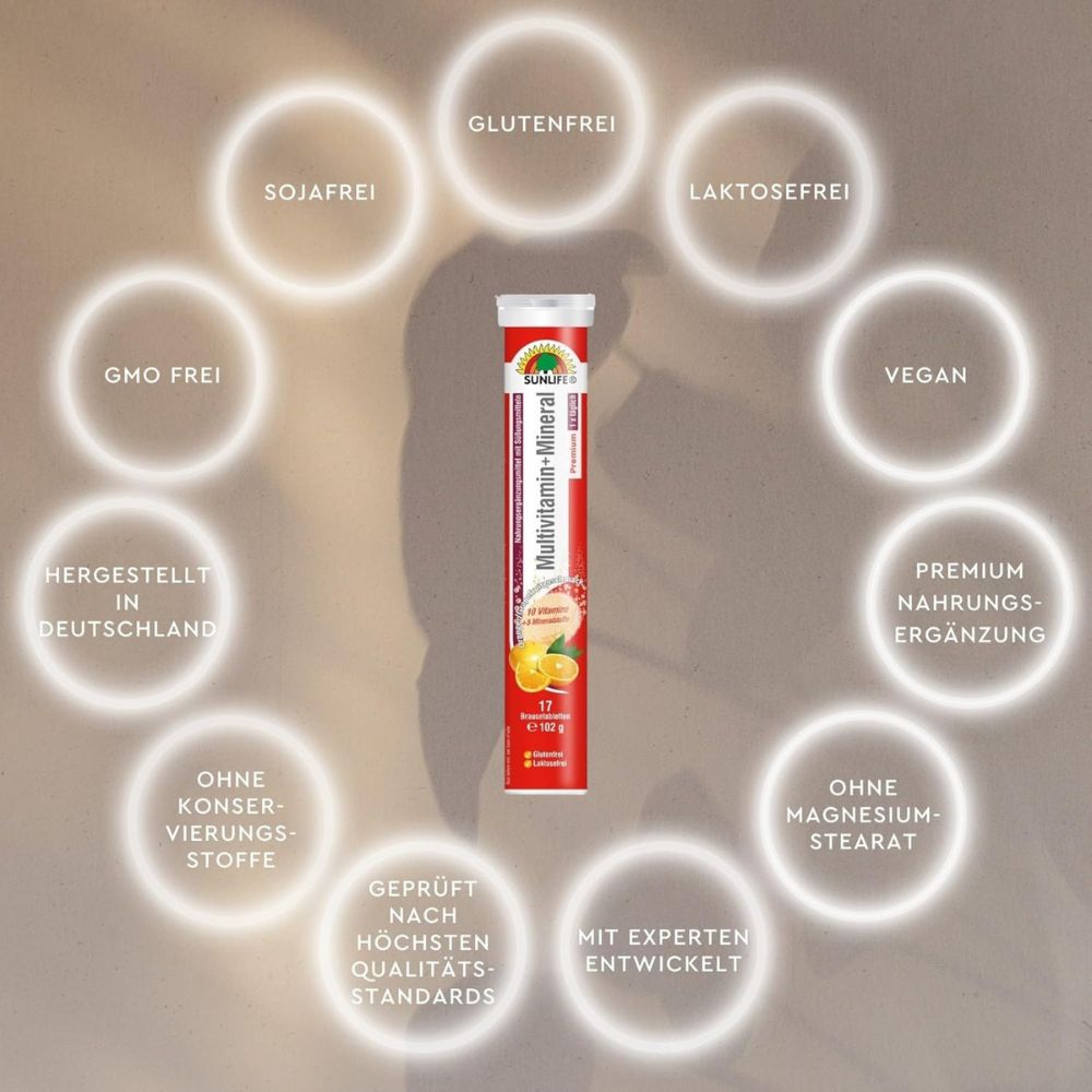Sunlife Premium Multivitamin + Mineral Brausetabletten – Bild 5