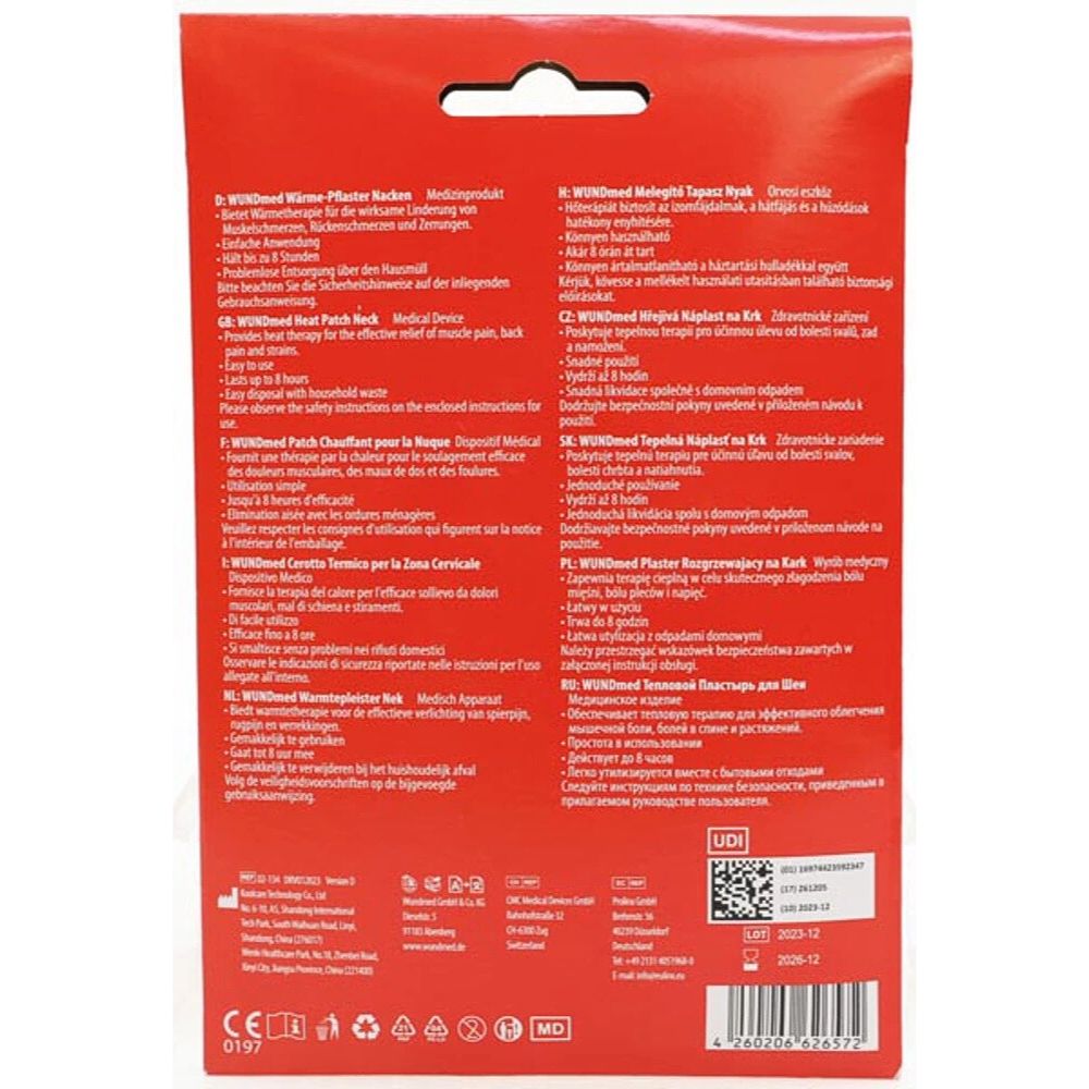 WUNDmed Nacken Wärme-Pflaster 30 x 9,5 cm · 1 Stück – Bild 2