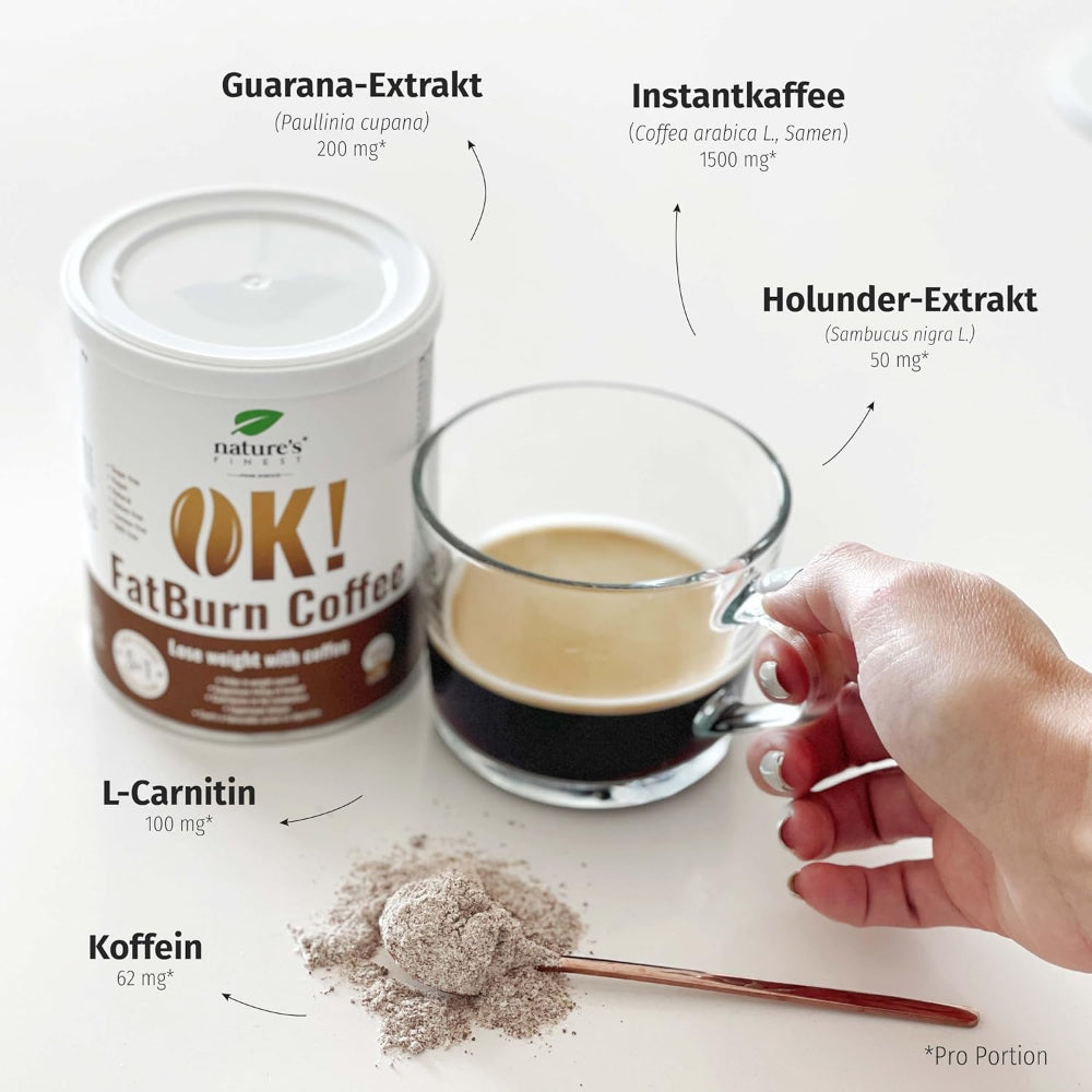 Nature's Finest OK!FatBurn Coffee · Kaffee zum Fettverbrennen – Bild 4