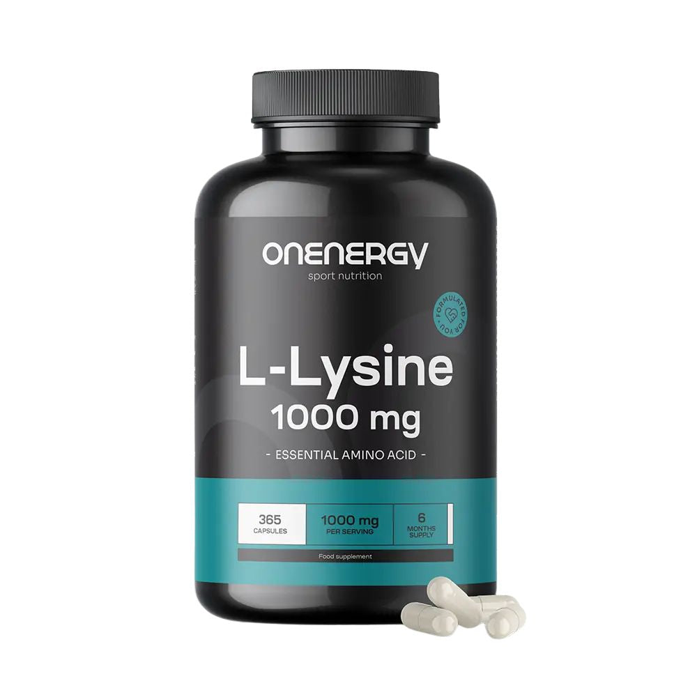 OnEnergy L-Lysin 1000 mg · eine essentielle Aminosäure · 365 Kapseln