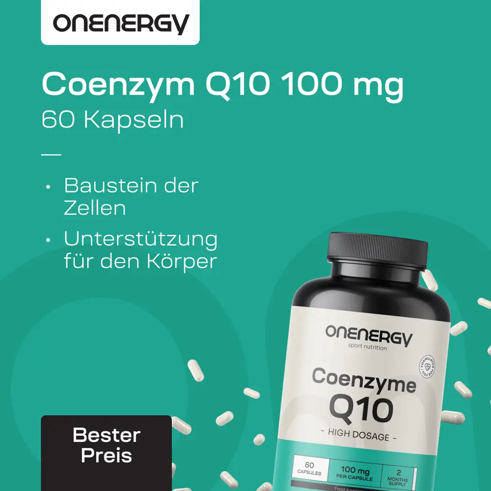 OnEnergy Coenzym Q10 100 mg · 60 Kapseln – Bild 3