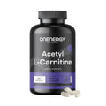 OnEnergy | Acetyl-L-Carnitin HCl für den Stoffwechsel von Fettsäuren – 90 Kapseln