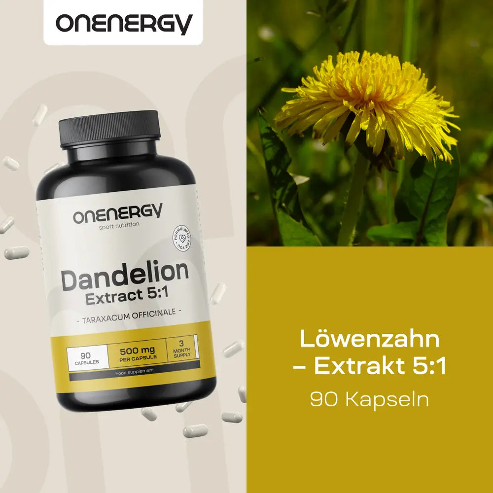 OnEnergy Löwenzahn · Extrakt 5:1 · 90 Kapseln – Bild 4