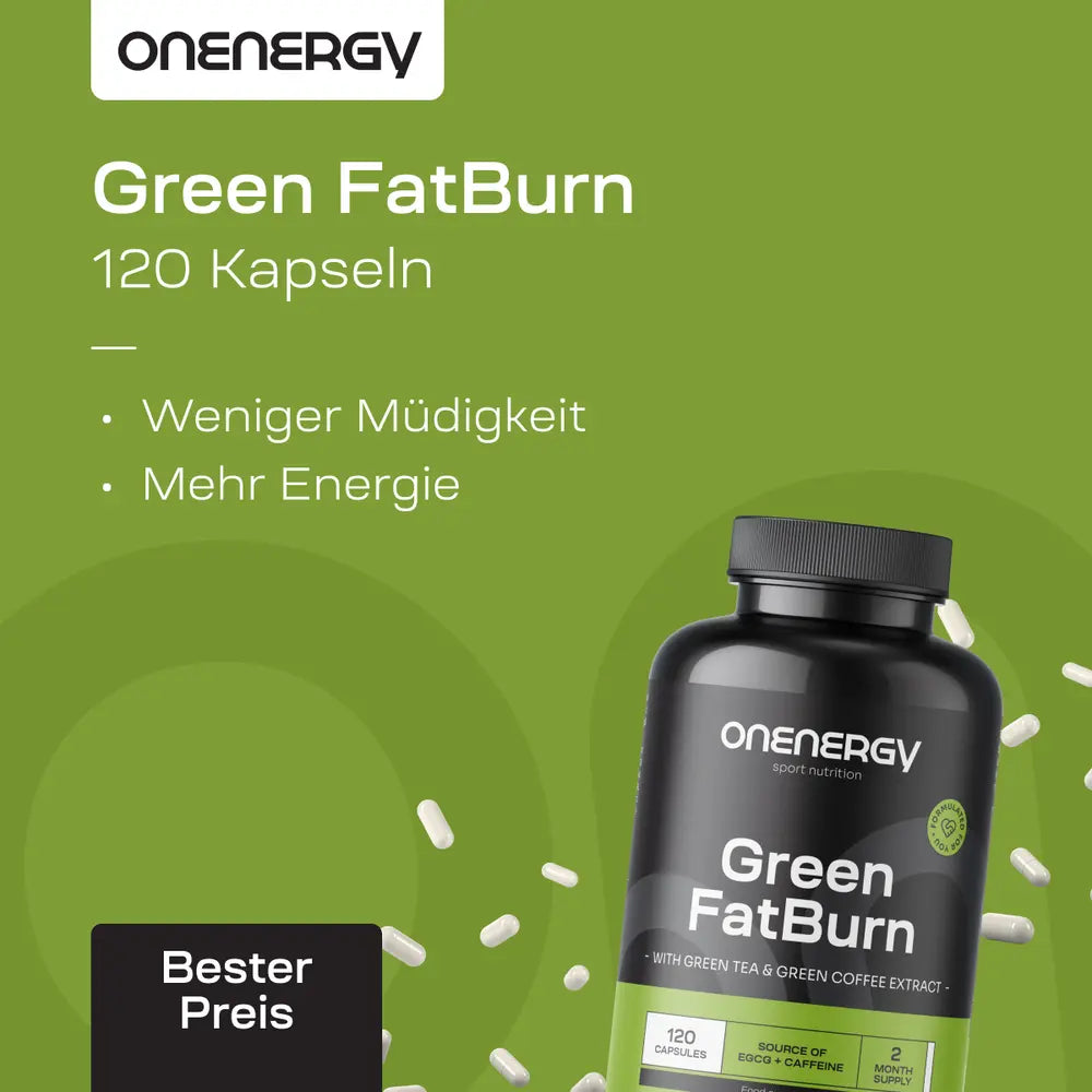 OnEnergy Green FatBurn mit grünen Tee und grünen Kaffee · 120 Kapseln – Bild 3