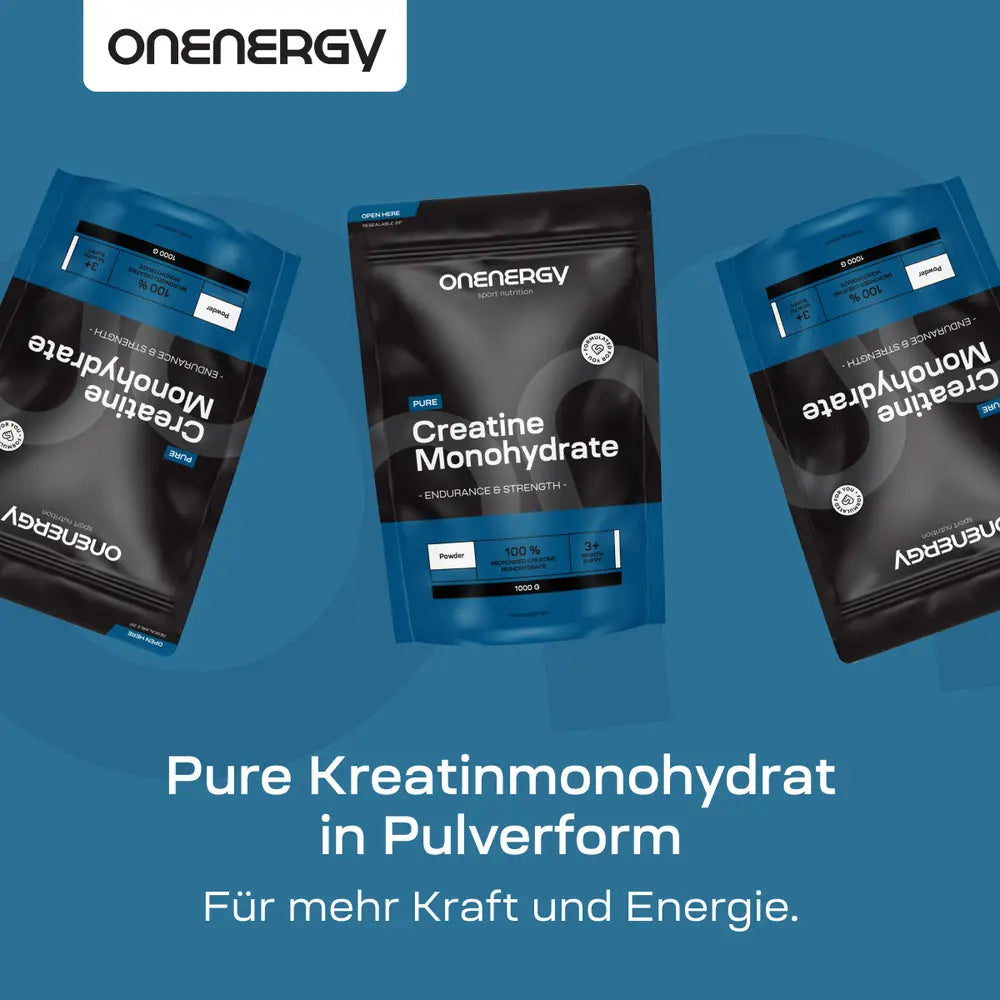OnEnergy | Pure Kreatinmonohydrat in Pulverform – 1000 g