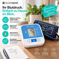 Silvergear | Oberarm-Blutdruckmessgerät mit LCD-Display