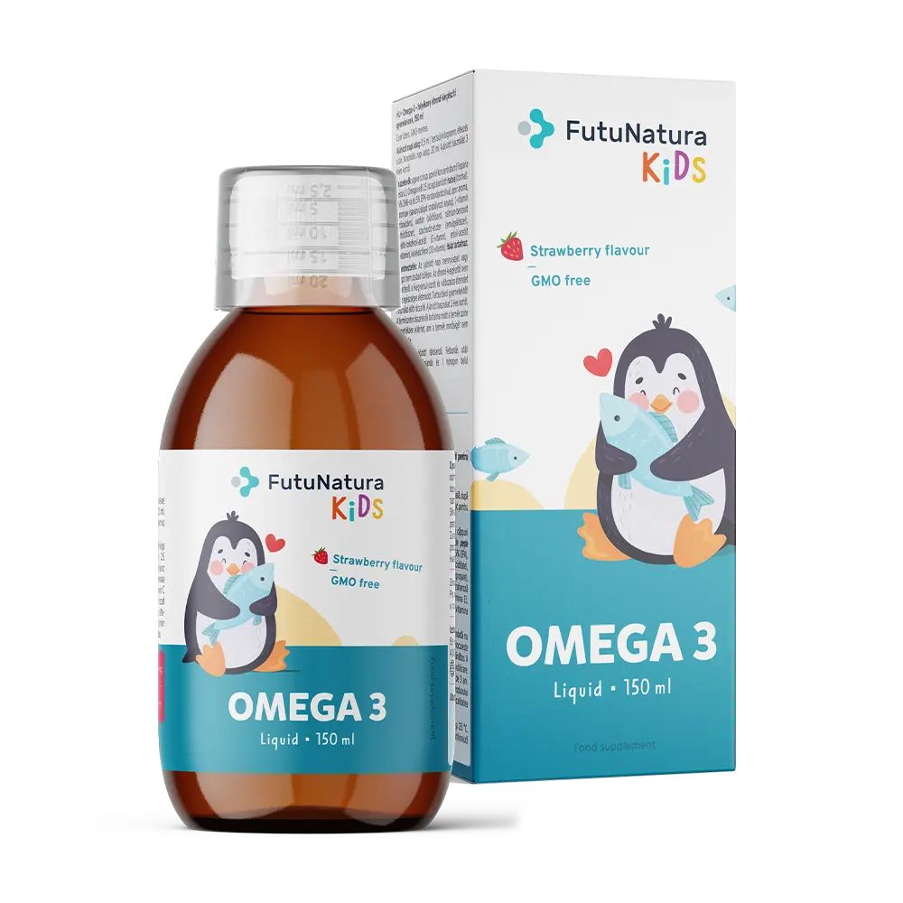 FutuNatura Omega 3 · Flüssige Nahrungsergänzung für Kinder · 150ml / 450ml