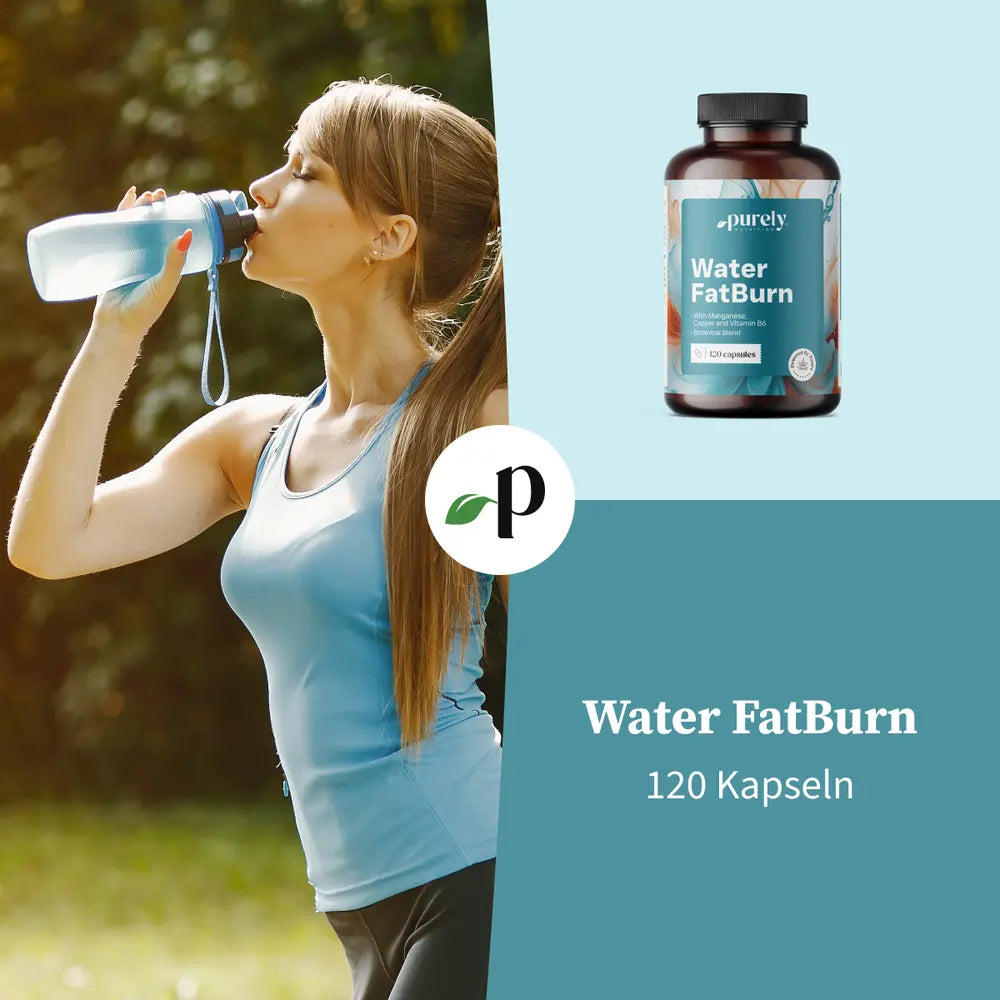 Purely Water FatBurn für die Flüssigkeitsbalance · 120 Kapseln – Bild 5