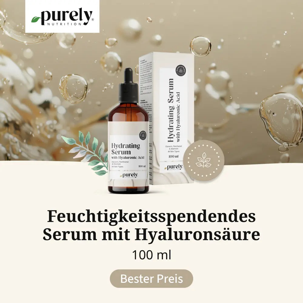 Purely Cosmetics® Feuchtigkeitsspendendes Serum mit Hyaluronsäure · 100 ml – Bild 5