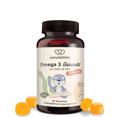 WOWTAMINS I Omega 3 Gummies für Kinder - Zuckerfrei