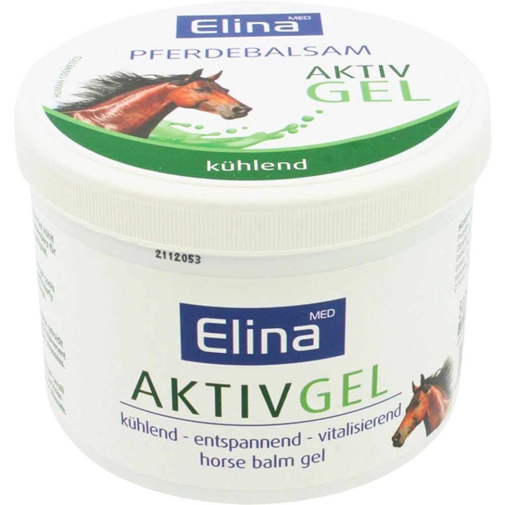 Elina Med Elina Pferdebalsam Kühlend Activ Gel für Muskeln und Gelenke · 500 ml