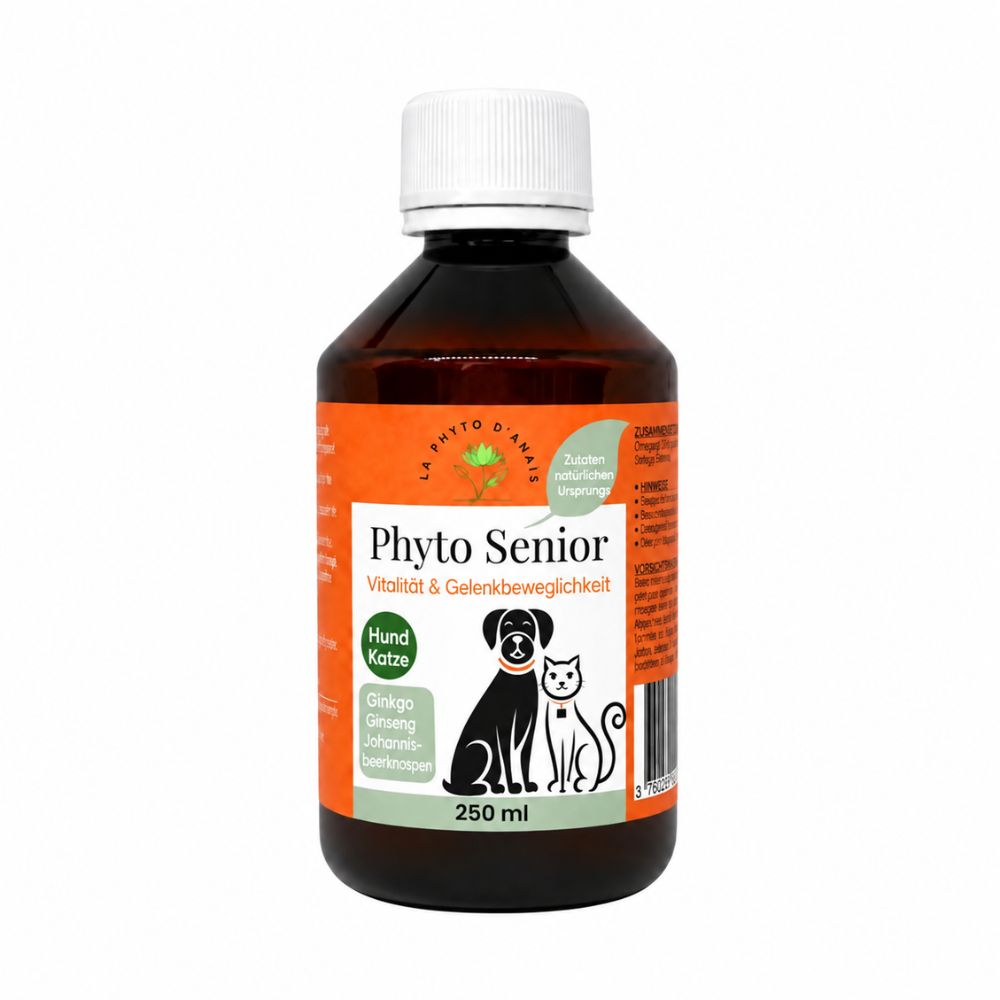 La Phyto d’Anaïs | Phyto Senior – Ergänzungsfuttermittel für ältere Hunde und Katzen - 250 ml