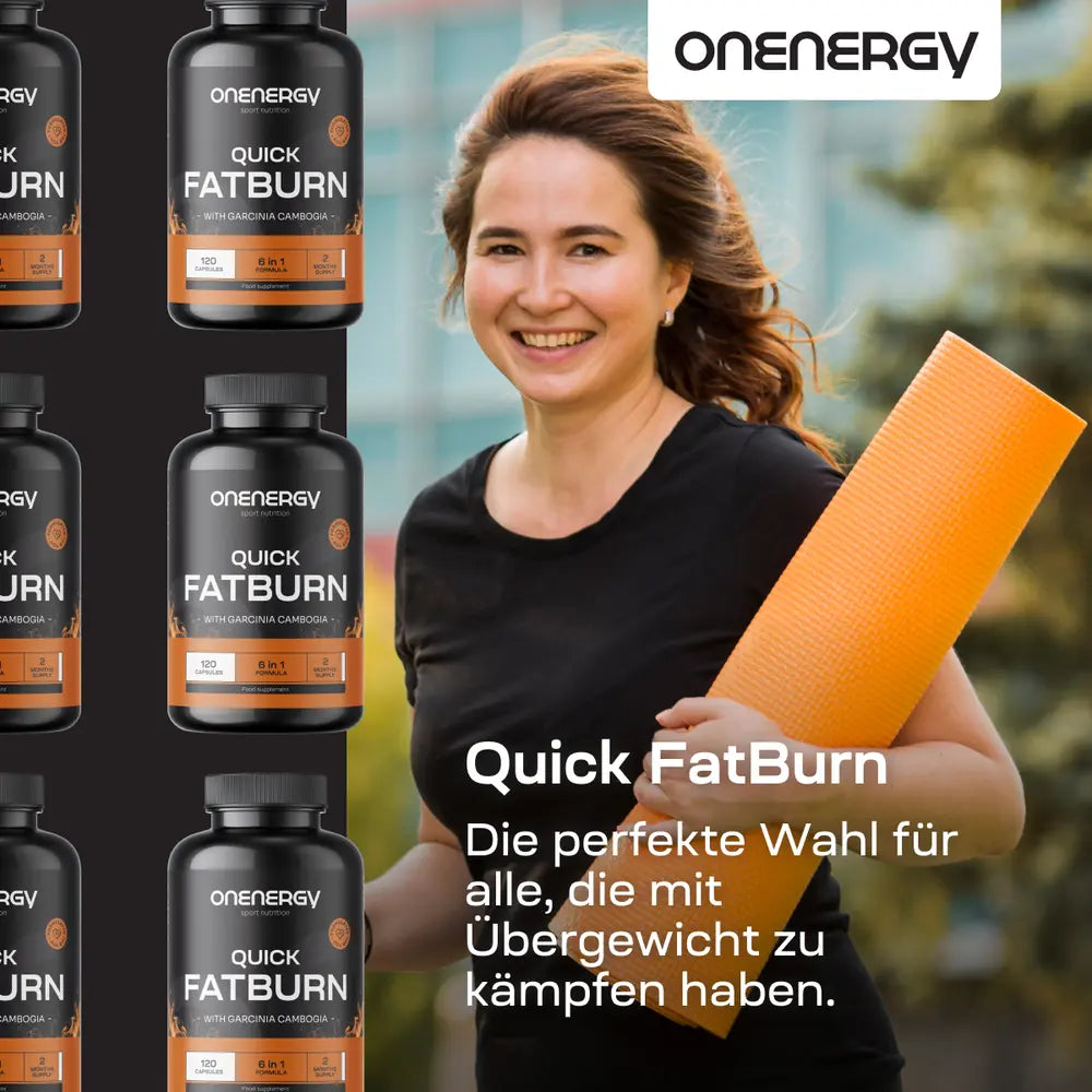 OnEnergy Quick FatBurn für Fettstoffwechsel & Gewichtsregulierung · 120 Kapseln – Bild 2