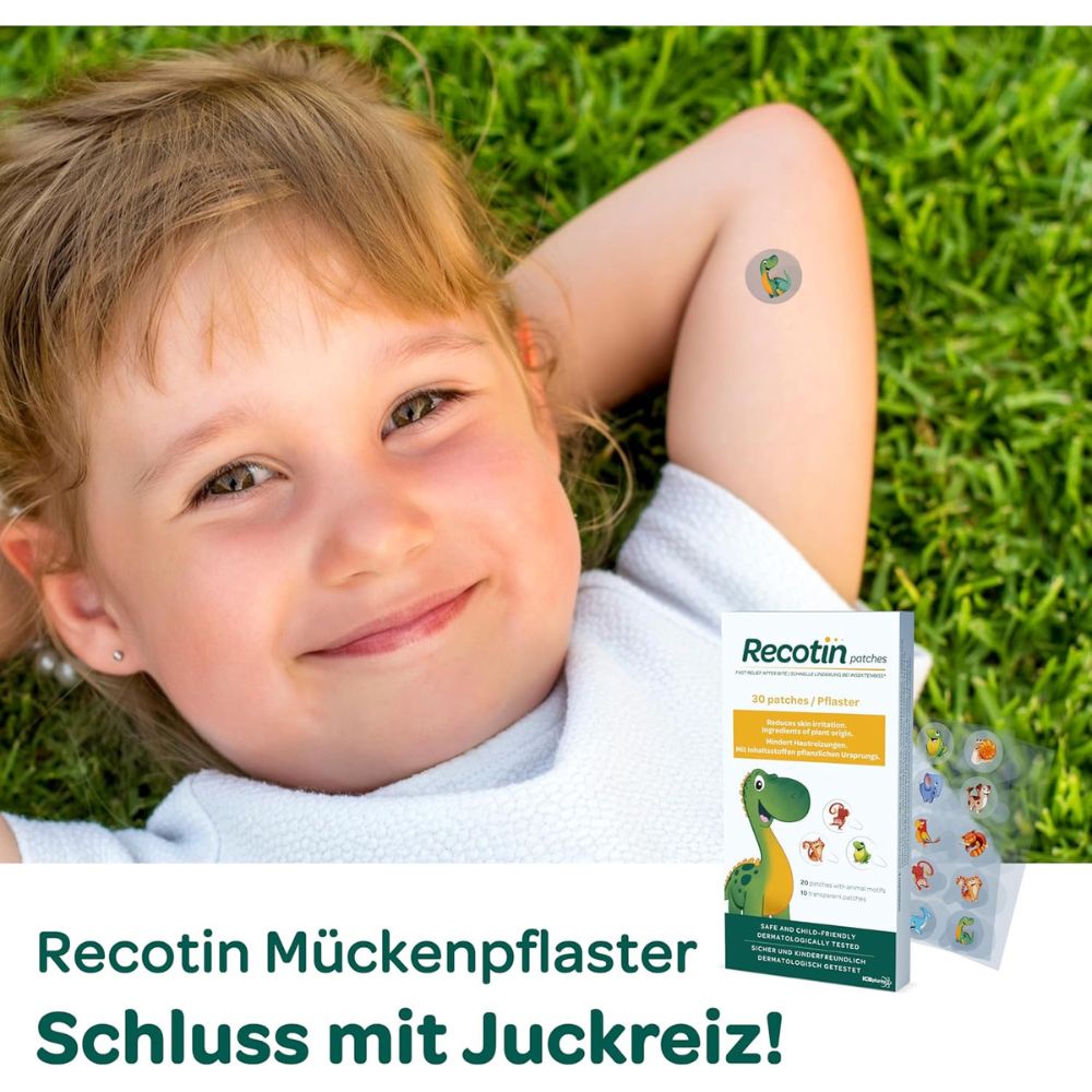 Novokill Recotin Mückenpflaster · Natürliche Hilfe bei Insektenstichen · 30 St – Bild 4