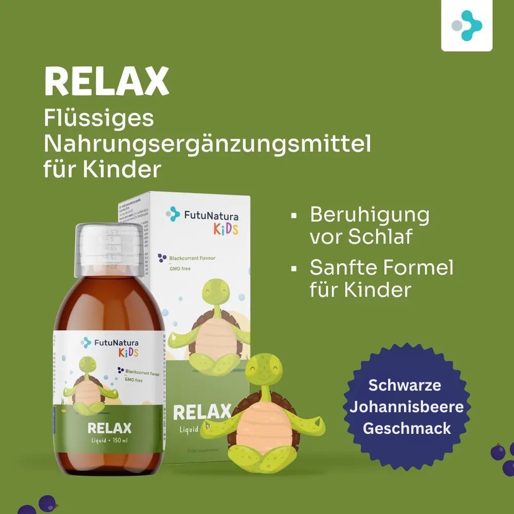 FutuNatura Relax · Kindersirup für optimale Entspannung und Schlaf · 150ml – Bild 3